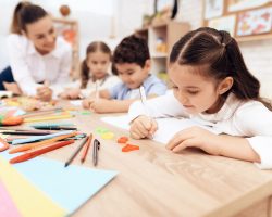 children-write-notebooks-with-pen